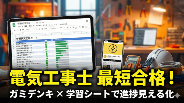 ガミデンキチャンネル学習管理シート